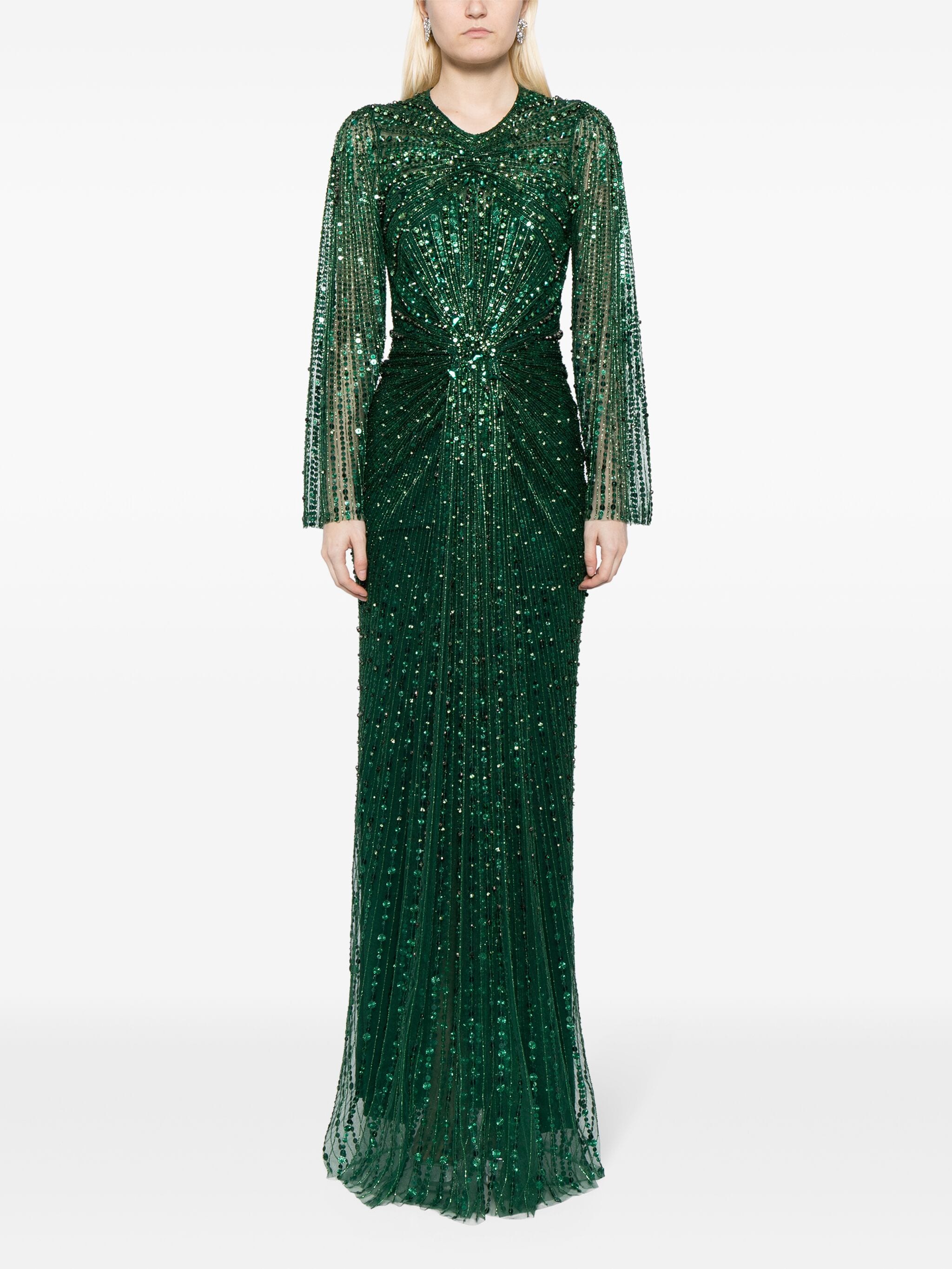 Jenny packham green dress best sale